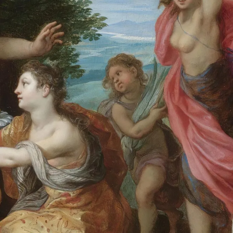 Ein Bacchanal Mit Ceres Bacchus Und Venus Jan Brueghel the Younger
