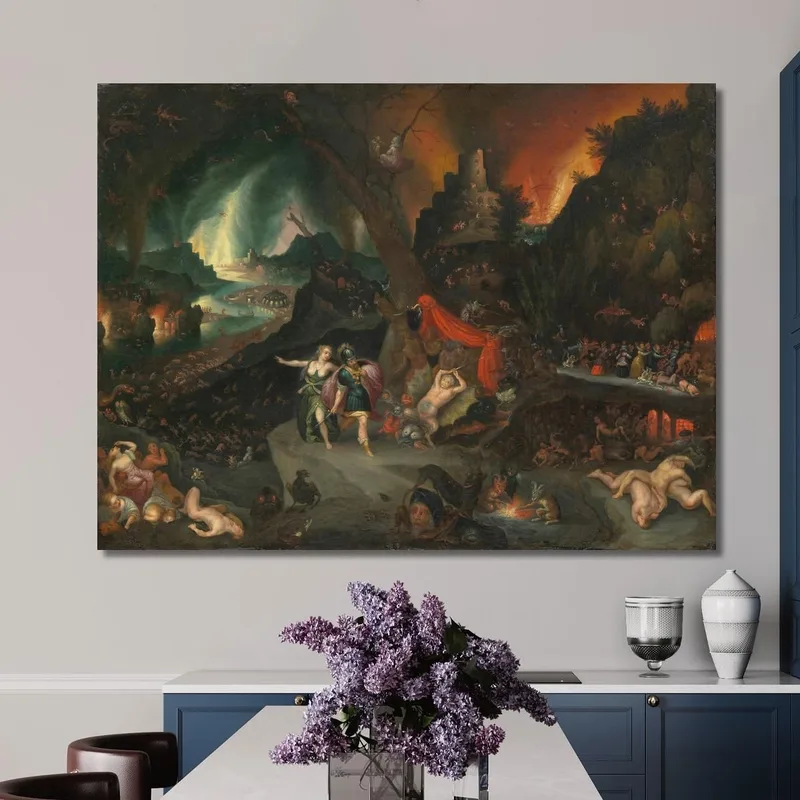 Aeneas And The Sibyl In The Underworld Jan Brueghel the Younger