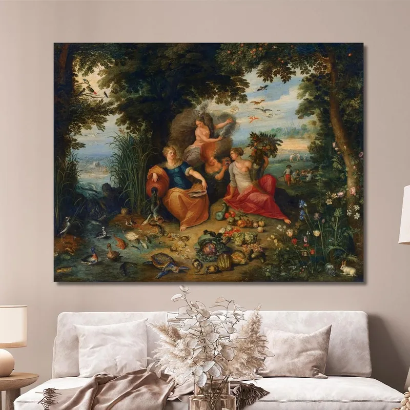 Allegoria Dei Quattro Elementi Jan Brueghel the Younger