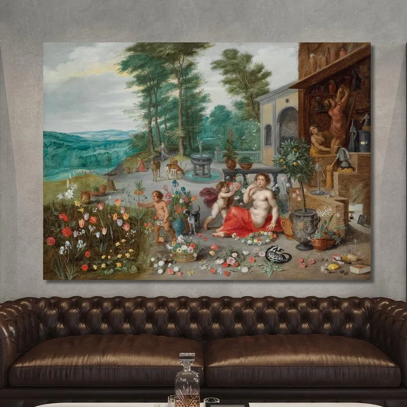 An Allegory Of Smell Jan Brueghel the Younger
