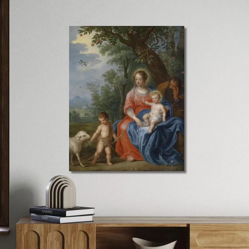 The Holy Family With John Jan Brueghel the Younger