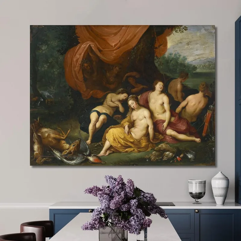 Diana And Her Nymphs After The Hunt Jan Brueghel the Younger