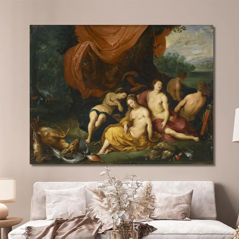 Diana And Her Nymphs After The Hunt Jan Brueghel the Younger