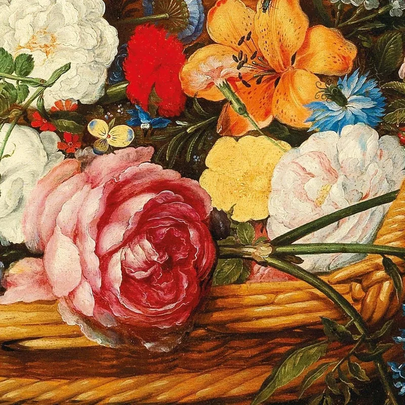 Mixed Flowers In A Basket With A Tazza Nearby Jan Brueghel the Younger