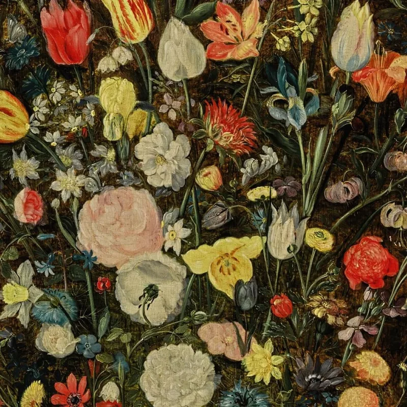 Still Life With A Large Bouquet Of Flowers In A Wooden Bucket Jan Brueghel the Younger
