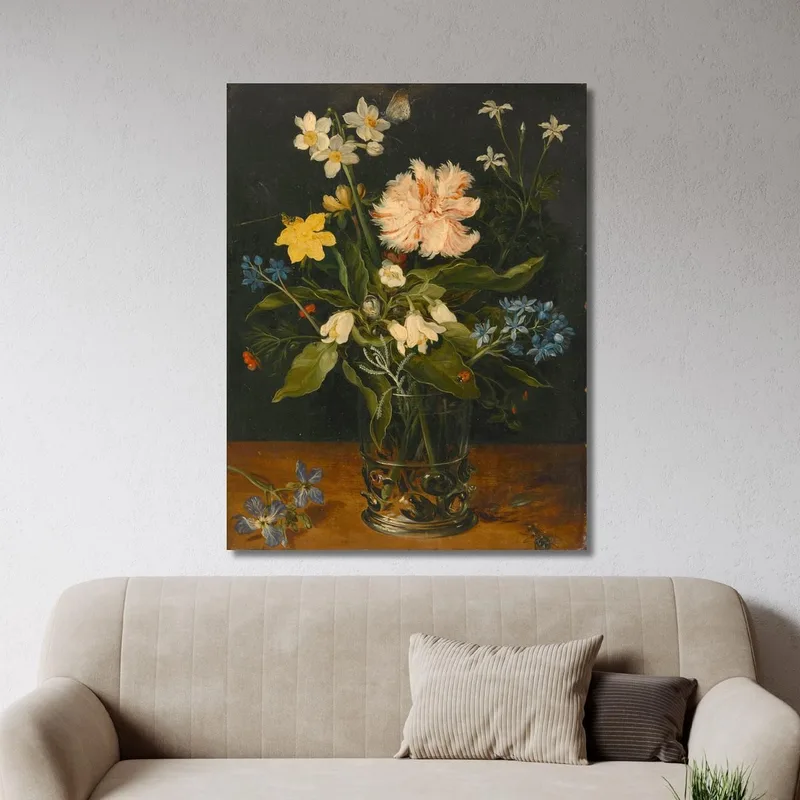 Natura Morta Con Fiori In Un Bicchiere Jan Brueghel the Younger