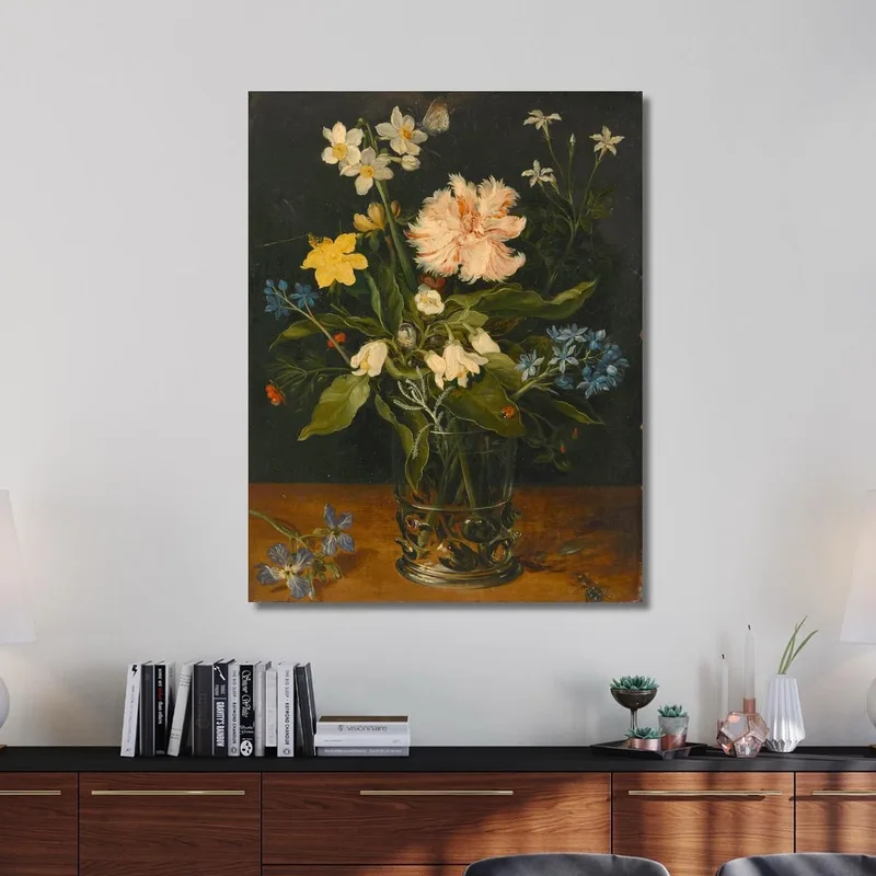 Natura Morta Con Fiori In Un Bicchiere Jan Brueghel the Younger