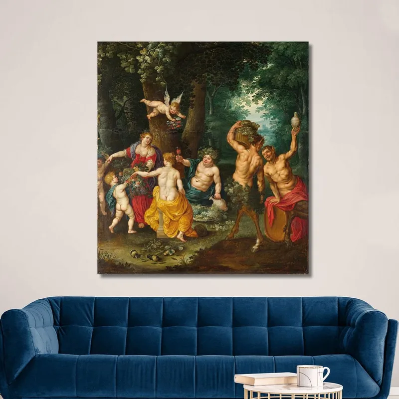 La Festa Di Bacco (Sine Cerere Et Baccho Friget Venus) Jan Brueghel the Younger