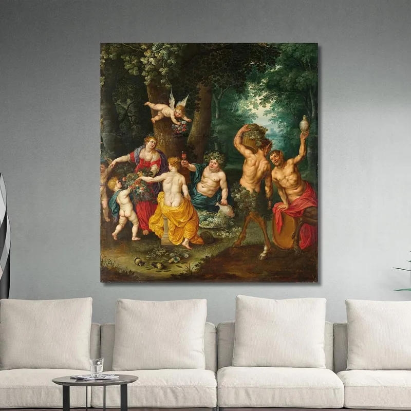 La Festa Di Bacco (Sine Cerere Et Baccho Friget Venus) Jan Brueghel the Younger