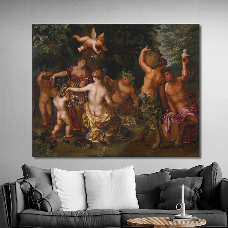 The Feast Of Bacchus Jan Brueghel the Younger