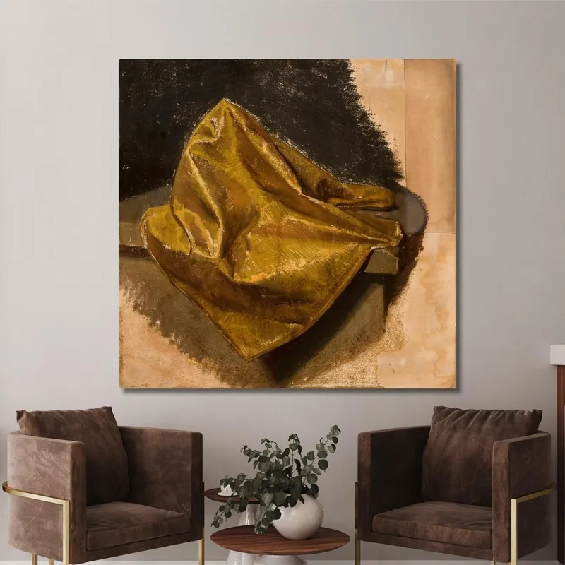 Studio Di Tessuto Dorato Per Abbigliamento Maschile Jan Matejko