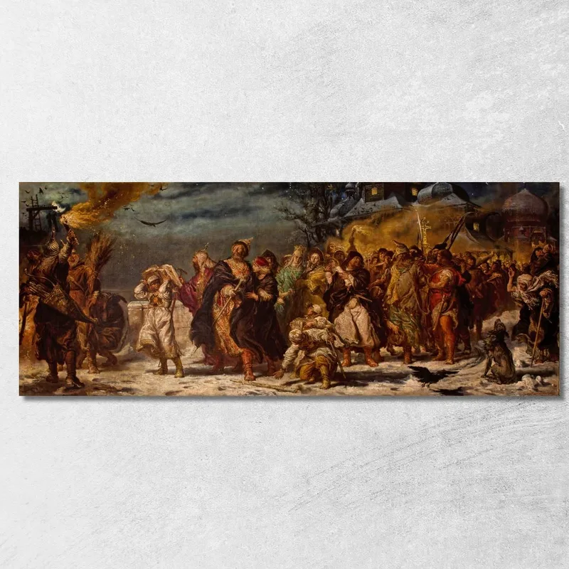 Ivan Il Terribile Jan Matejko quadro stampa su tela