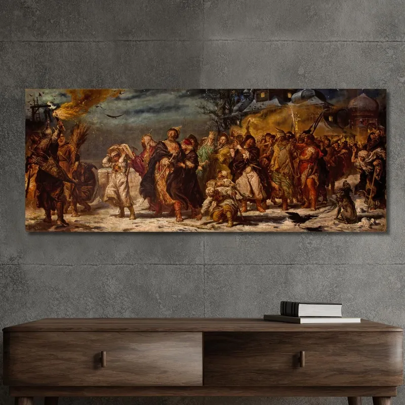 Ivan Il Terribile Jan Matejko quadro stampa su tela