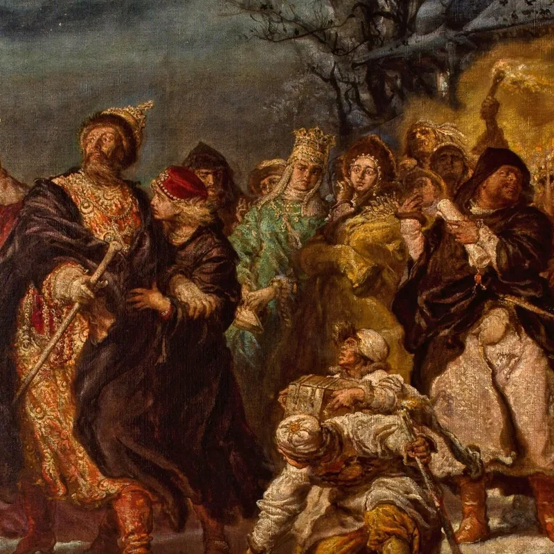 Ivan Il Terribile Jan Matejko quadro stampa su tela