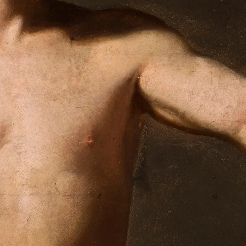 Torso Desnudo Masculino De Una Figura Masculina. Jan Matejko