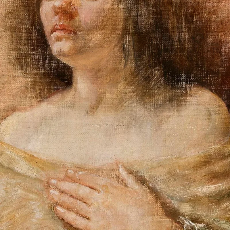 Estudio De Retrato De Una Mujer. Jan Matejko