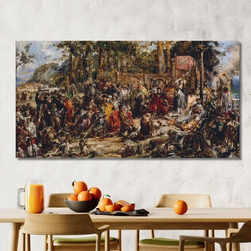 Bautismo De Lituania De La Serie Historia De La Civilización En Polonia. Jan Matejko