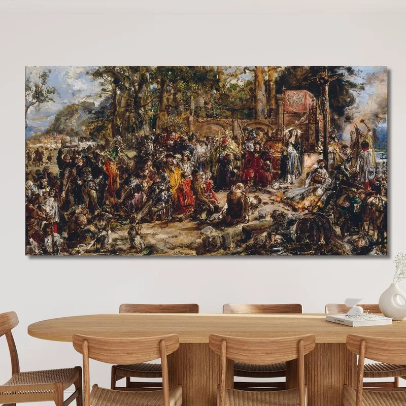 Bautismo De Lituania De La Serie Historia De La Civilización En Polonia. Jan Matejko