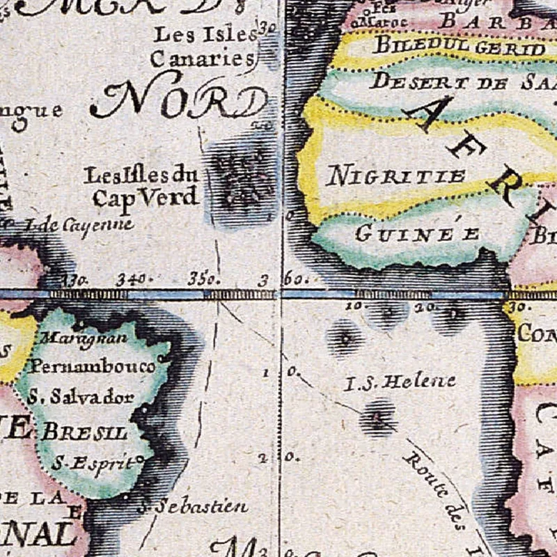 Quadro Mappa Del Mondo Storica Con Cornice Decorativa E Design Antico Europeo