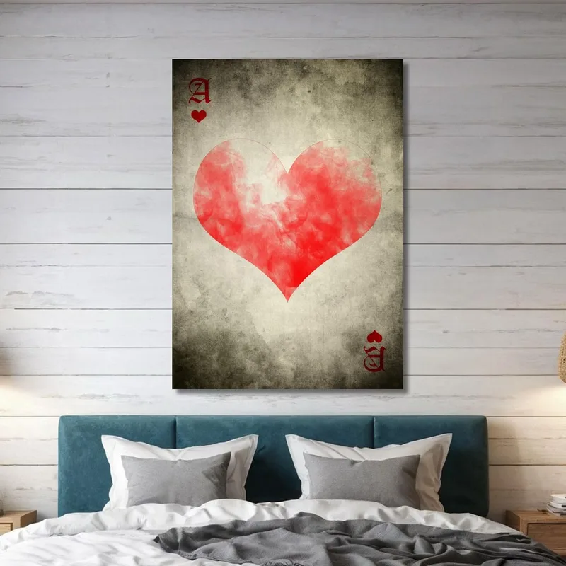 Quadro Carte Da Gioco Asso Di Cuori
