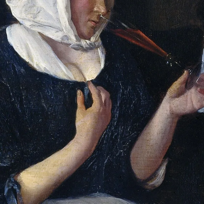 Una Pareja Bebiendo Jan Steen