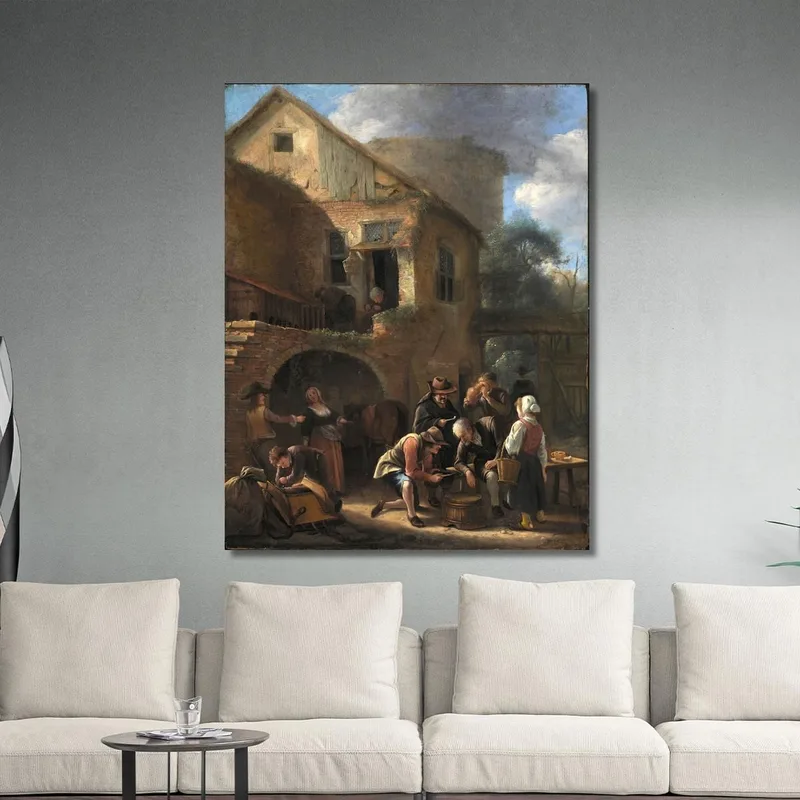 A Party Of Peasants Jan Steen