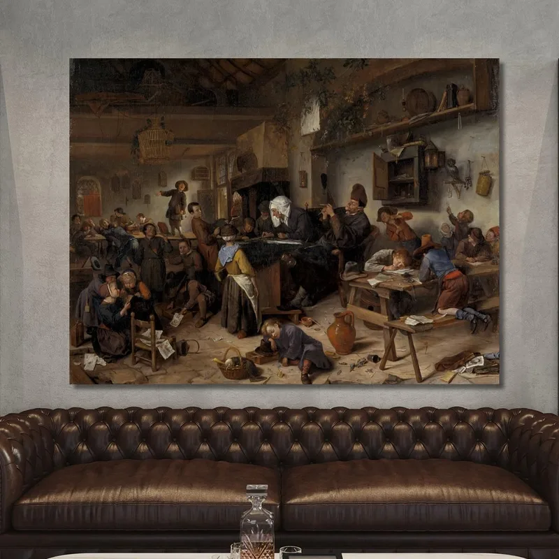 Eine Schule Für Jungen Und Mädchen Jan Steen