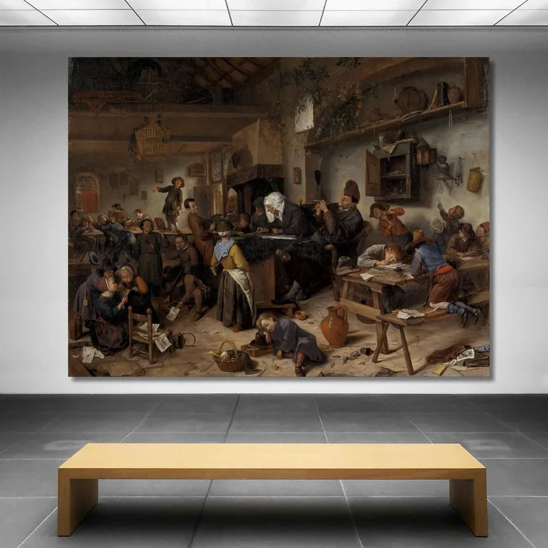 Eine Schule Für Jungen Und Mädchen Jan Steen