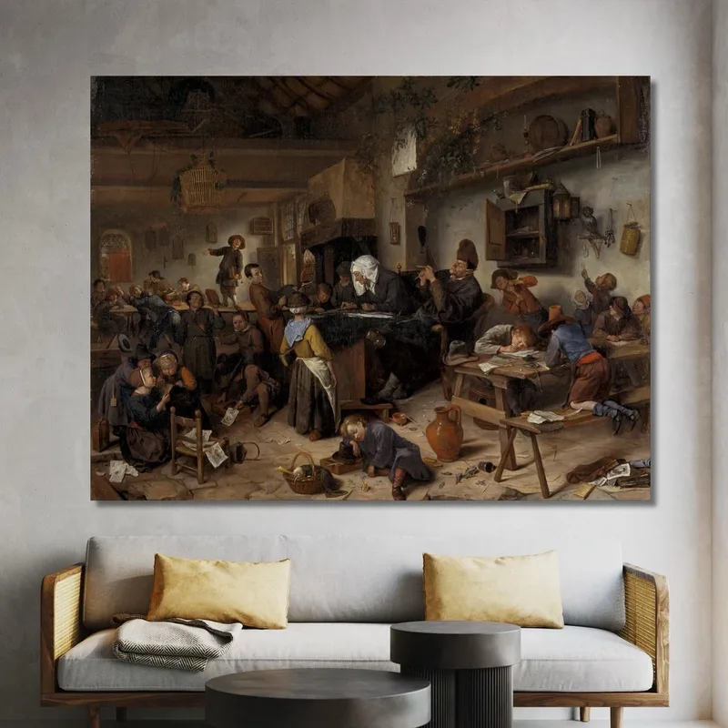Eine Schule Für Jungen Und Mädchen Jan Steen