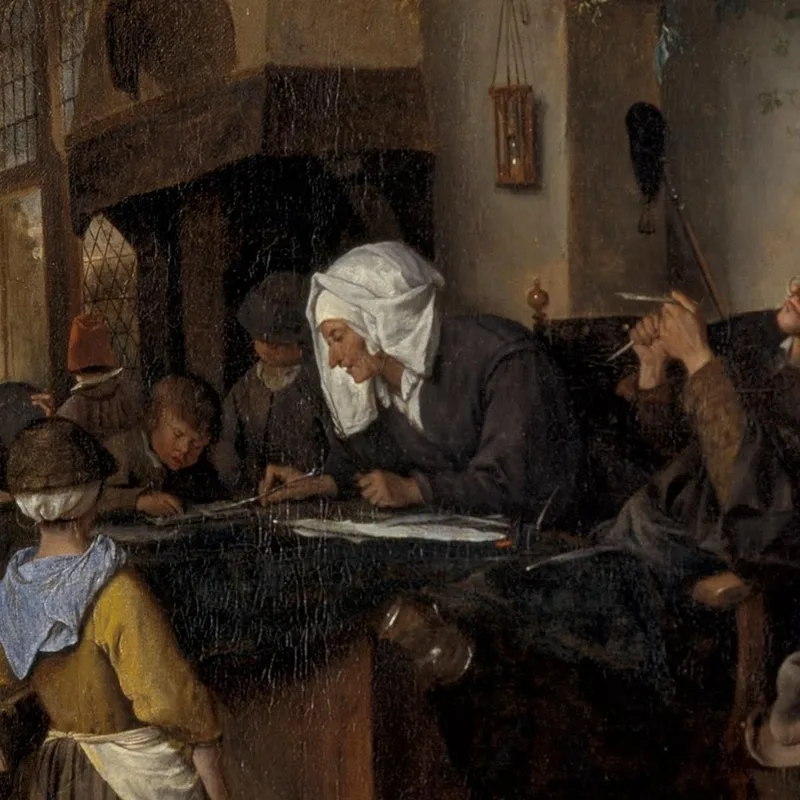 Eine Schule Für Jungen Und Mädchen Jan Steen