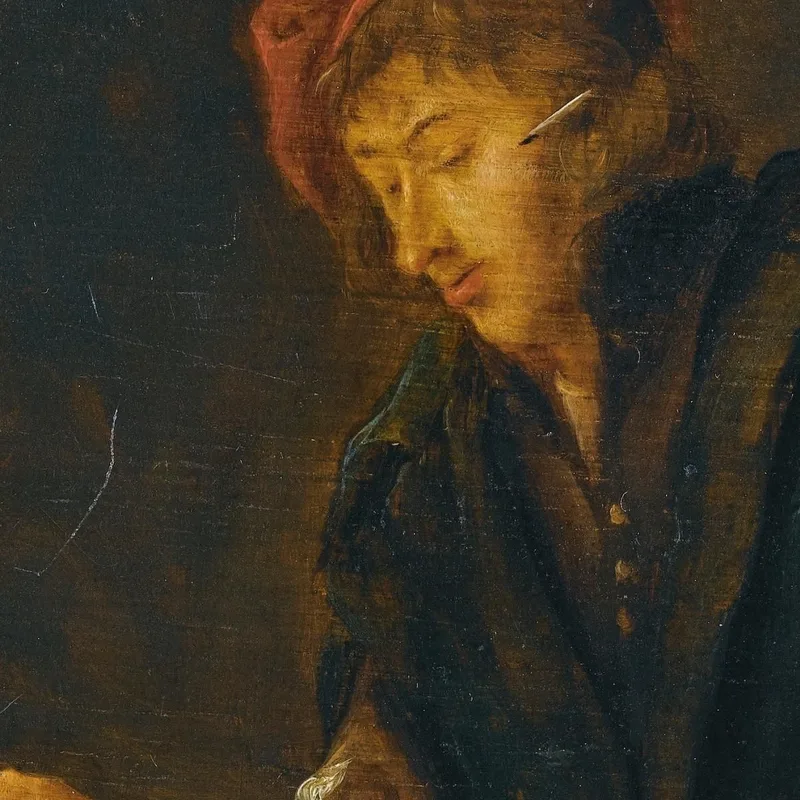 Ein Jugendlicher Beim Lesen Jan Steen