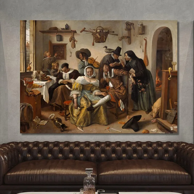 Beware Of Luxury   In Weelde Siet Toe Jan Steen