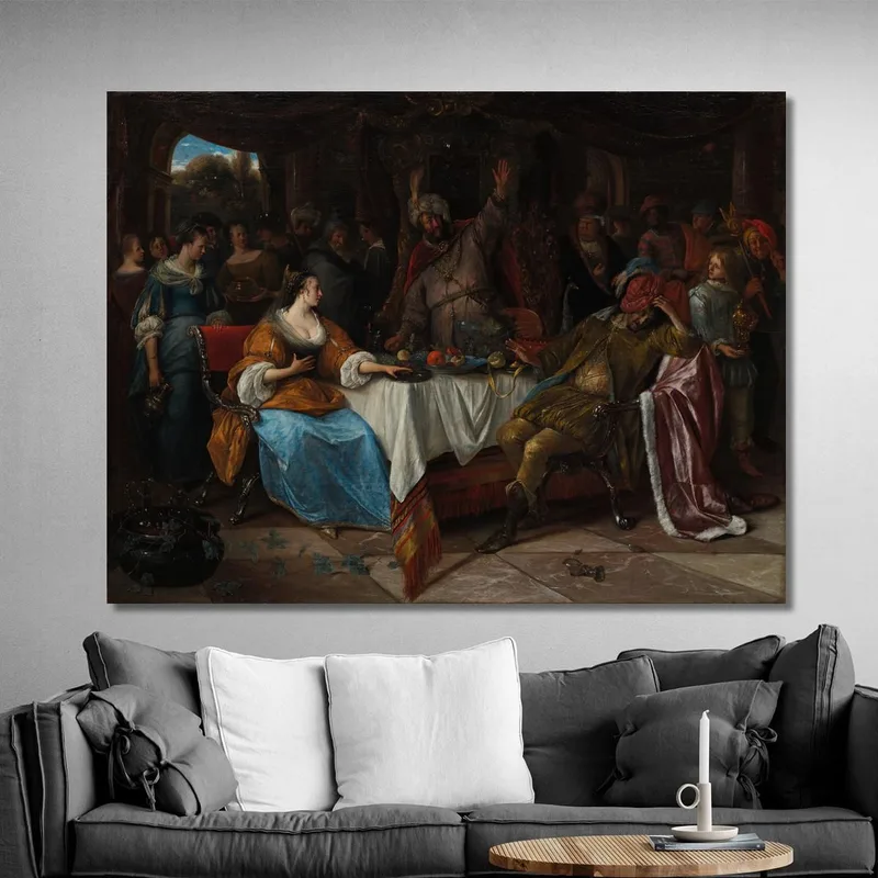 Ester, Assuero E Aman Jan Steen