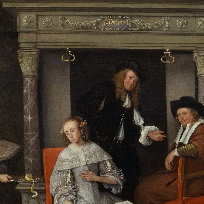 Intérieur Fantastique Avec Jan Steen Et La Famille De Gerrit Schouten Jan Steen
