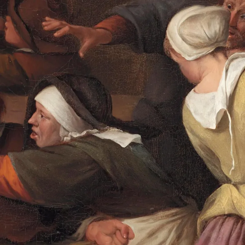Jugadores Discutiendo Jan Steen