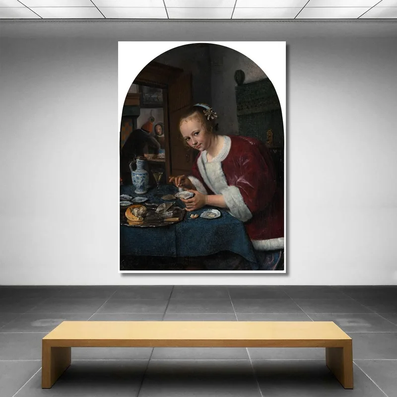Girl Eating Oysters Jan Steen