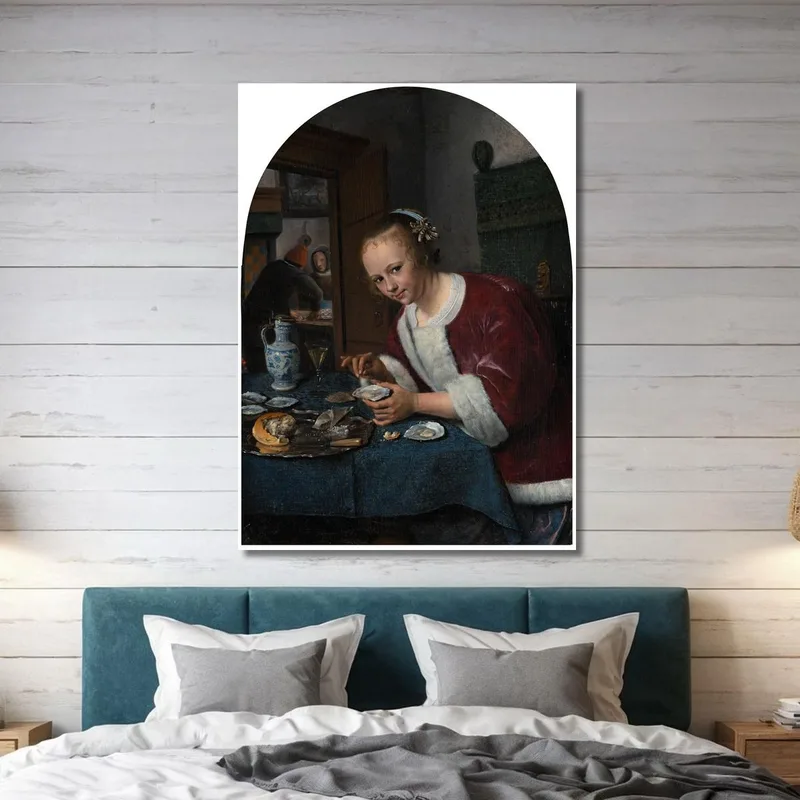 Girl Eating Oysters Jan Steen