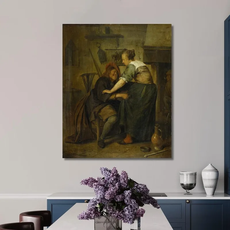 Osteria Con Ospite E Cameriera Jan Steen