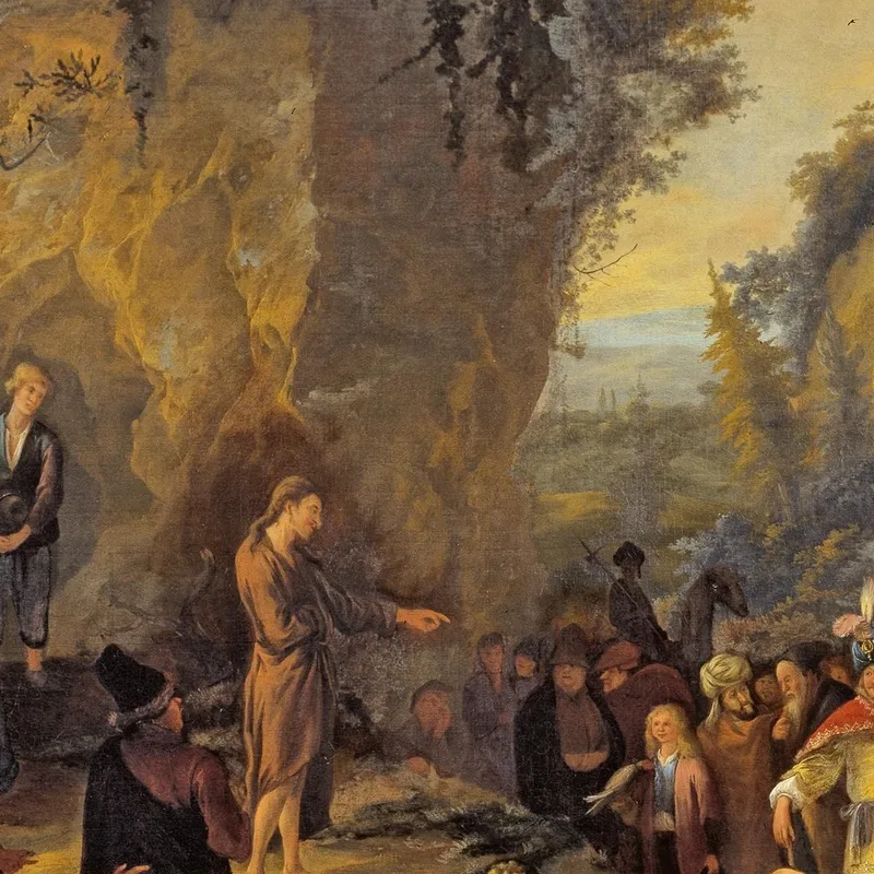 John The Baptist Preaching Jan Steen