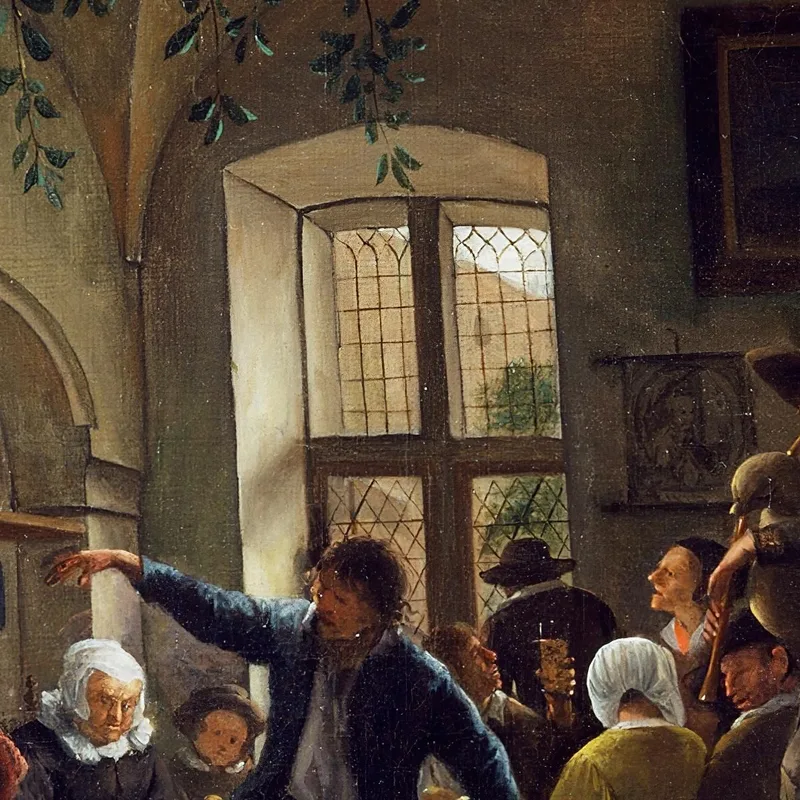 Festeggiamenti In Una Taverna Jan Steen
