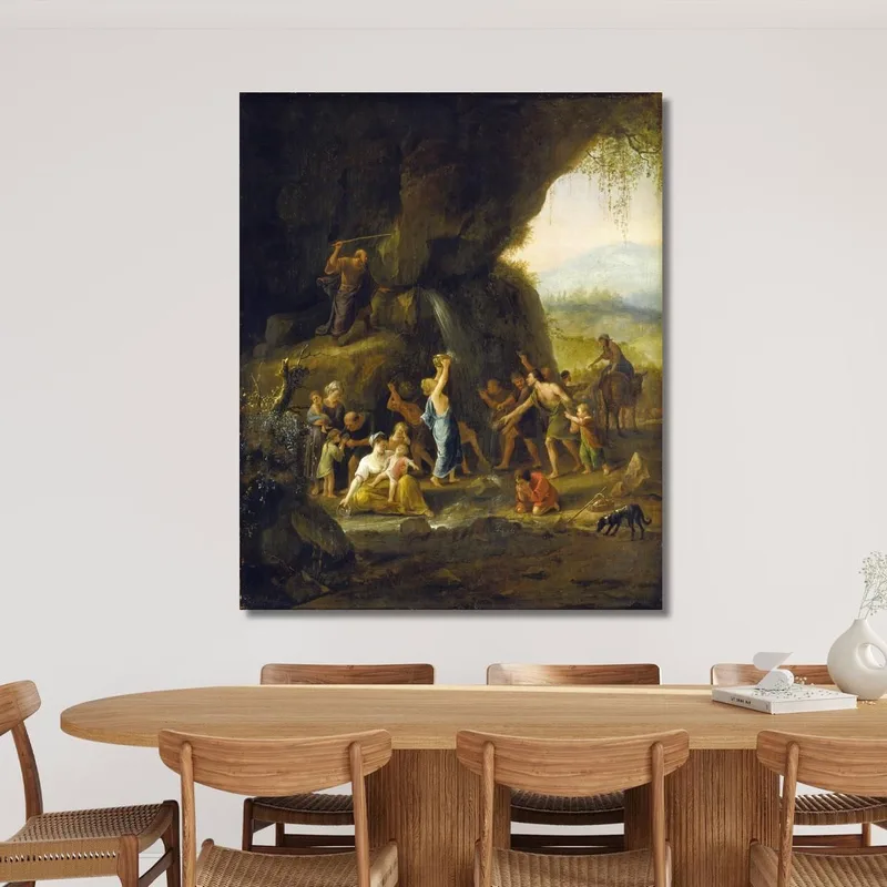 Moses Striking The Rock Jan Steen