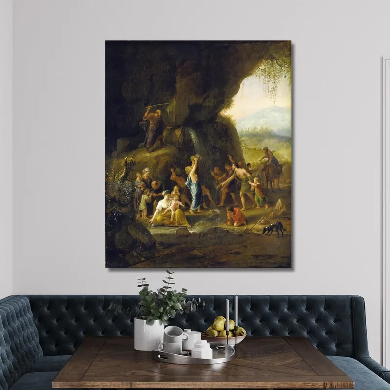 Moses Striking The Rock Jan Steen