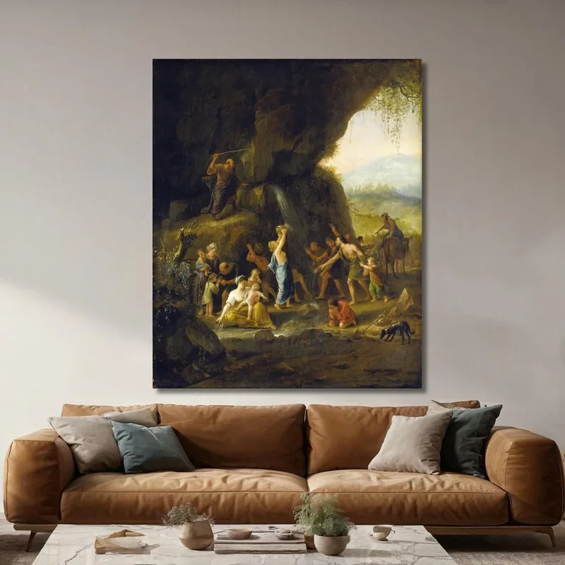 Moses Striking The Rock Jan Steen