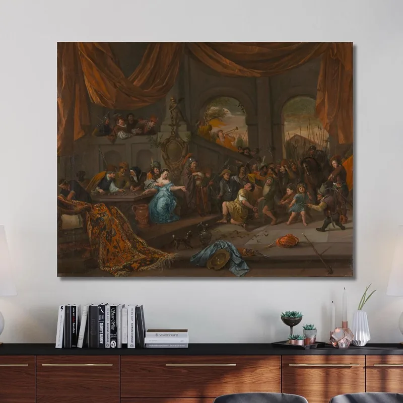 Sansone Offeso Dai Filistei Jan Steen