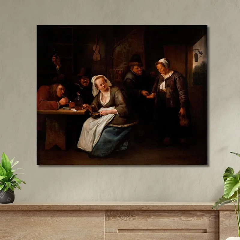 Tavern Scene Jan Steen