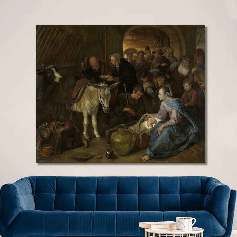 La Adoración De Los Pastores Jan Steen