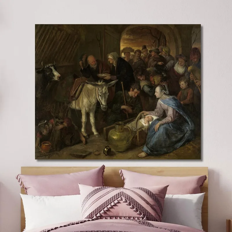 La Adoración De Los Pastores Jan Steen