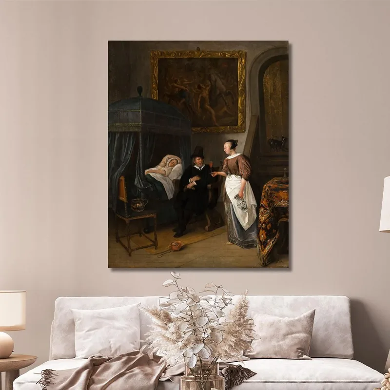 The Doctor'S Visit Jan Steen