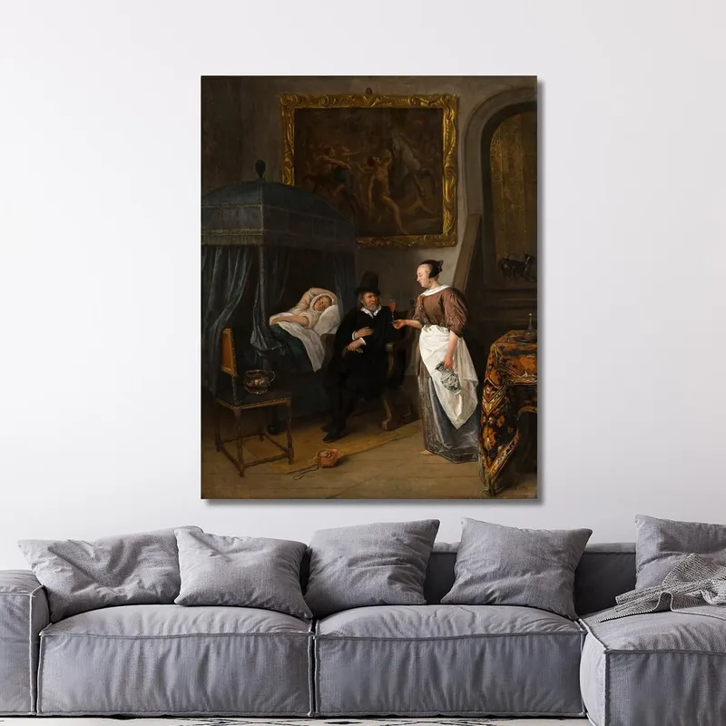 The Doctor'S Visit Jan Steen