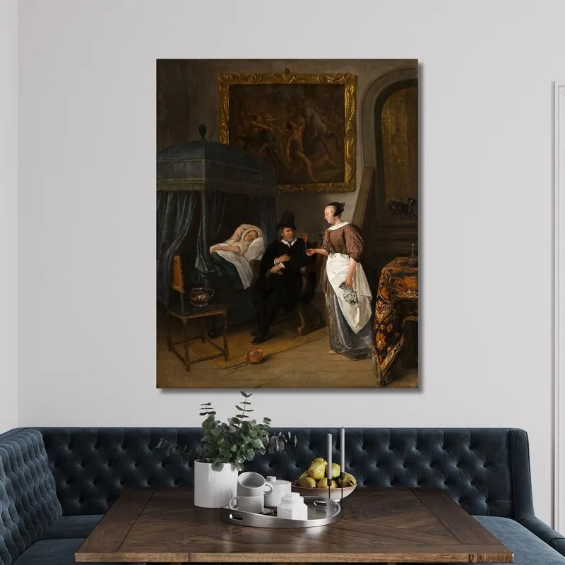 The Doctor'S Visit Jan Steen